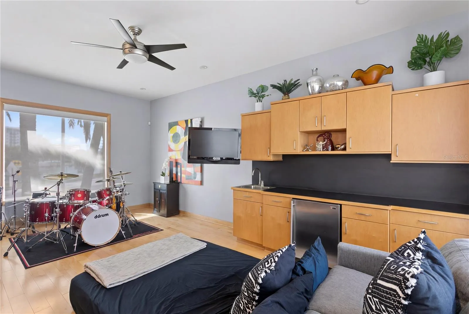 Separate Guest House/Studio with Built-In Storage