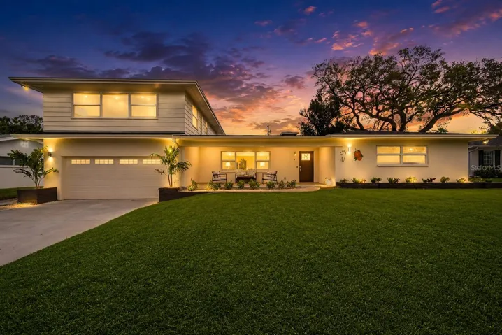 front view twilight