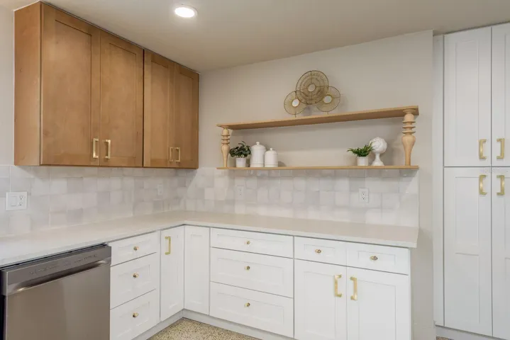 Chef's kitchen with appliance and coffee bar, all wood soft close cabinetry