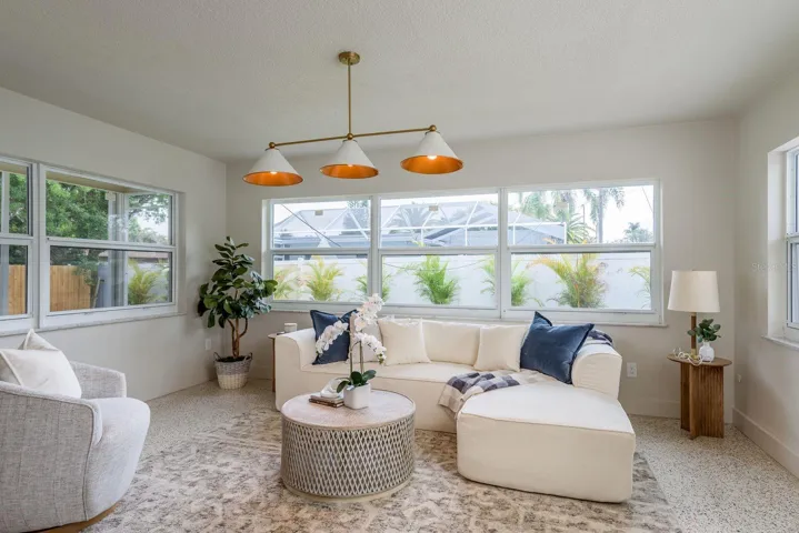 bonus family room opens to kitchen and dining