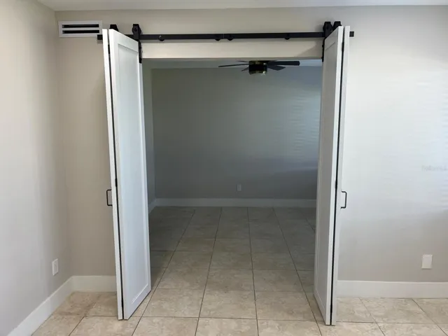 door to the bedroom
