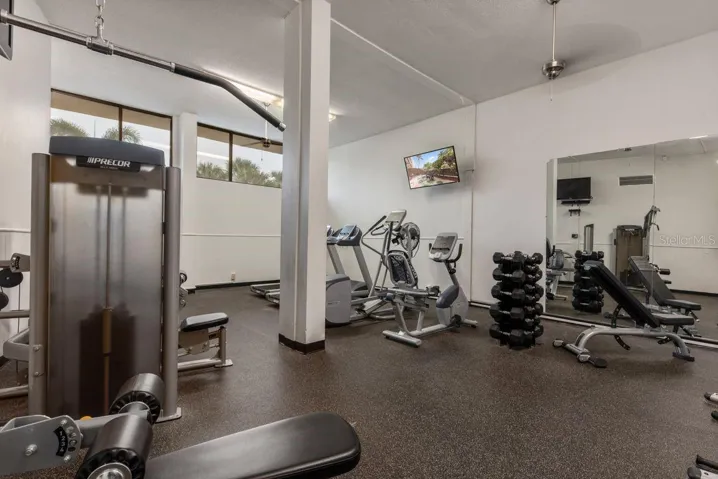 FITNESS ROOM AT YOUR DISPOSABLE