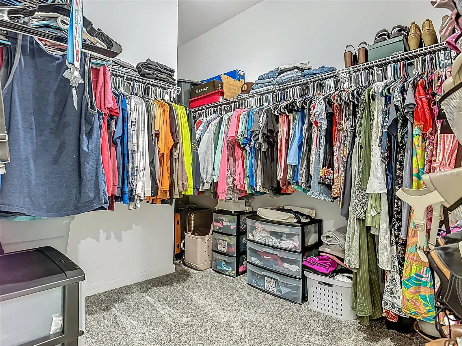 Primary walk-in closet
