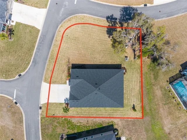 Aerial Property Line View