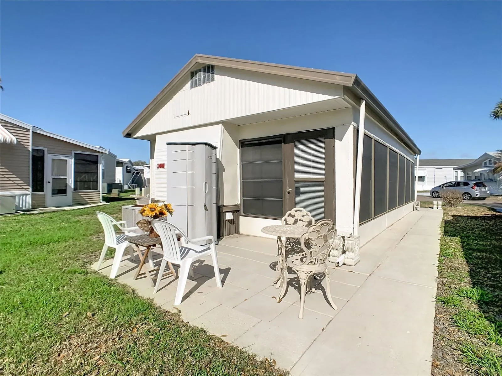 Rear patio