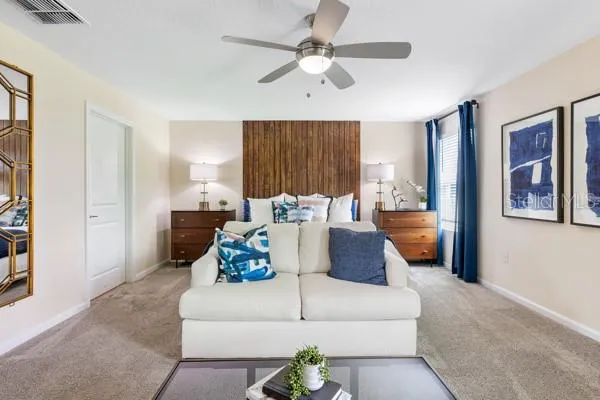 Owner suite bedroom currrent arrangement