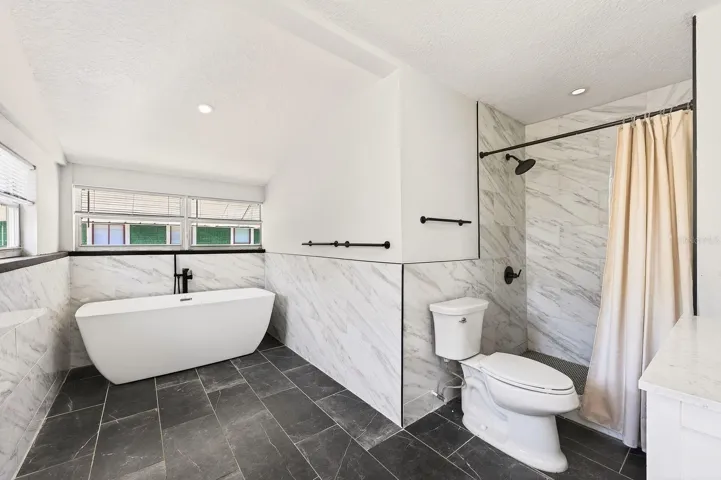 Updated second full bath.