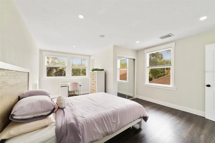 Light filled second bedroom.
