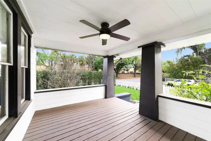 Large covered front porch.
