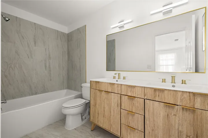 Renovated family bathroom