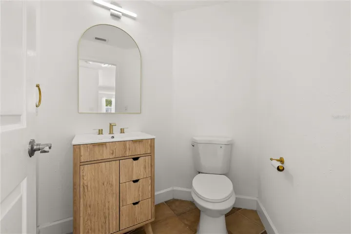 Renovated downstairs half bath
