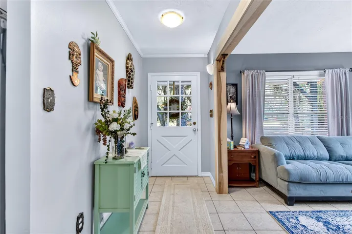Foyer - and Living Room