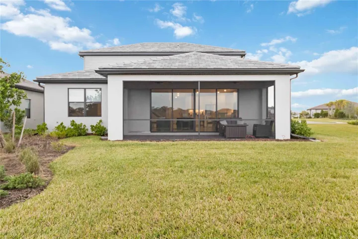 beautiful view of the back of the house