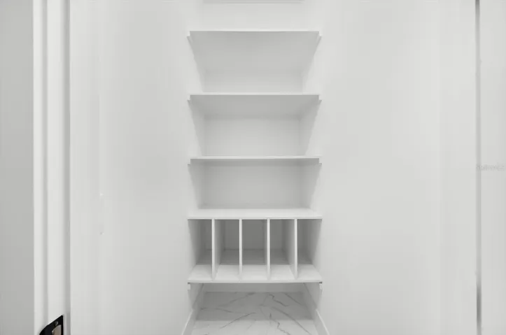 Large Storage Closet in the Laundry Room