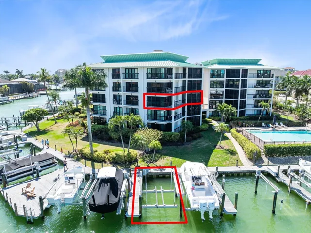Condo and boat slip location.