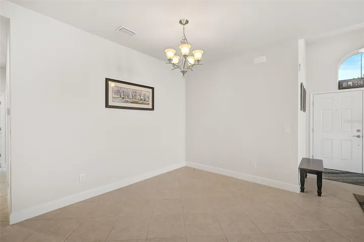 Formal dining area