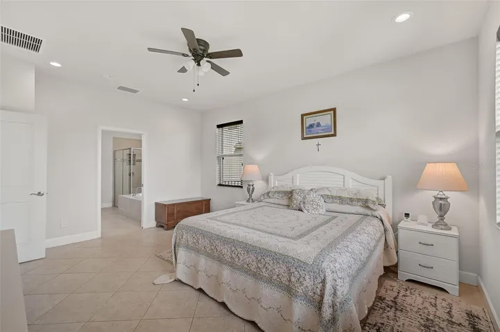 Owners suite with door to bathroom for early risers!