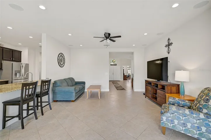 Open and spacious ~ Tile flooring in all the main living areas