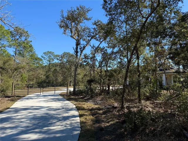 Entering driveway