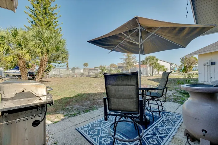 Outdoor Barbecue Paver Patio
