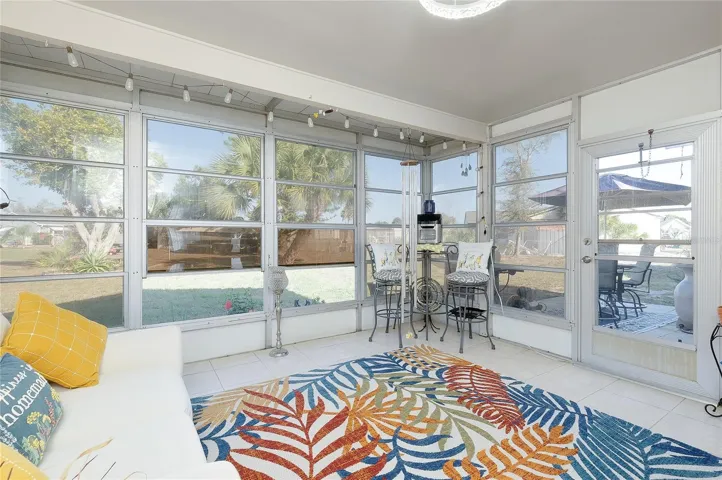 Bright Tiled Airy Florida Room