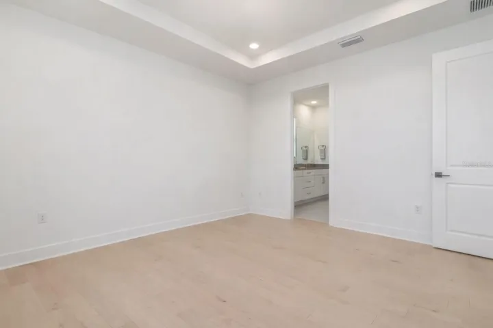 Primary Bedroom with Closet on Right