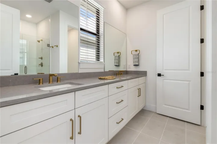 Primary Bath with Double Sinks