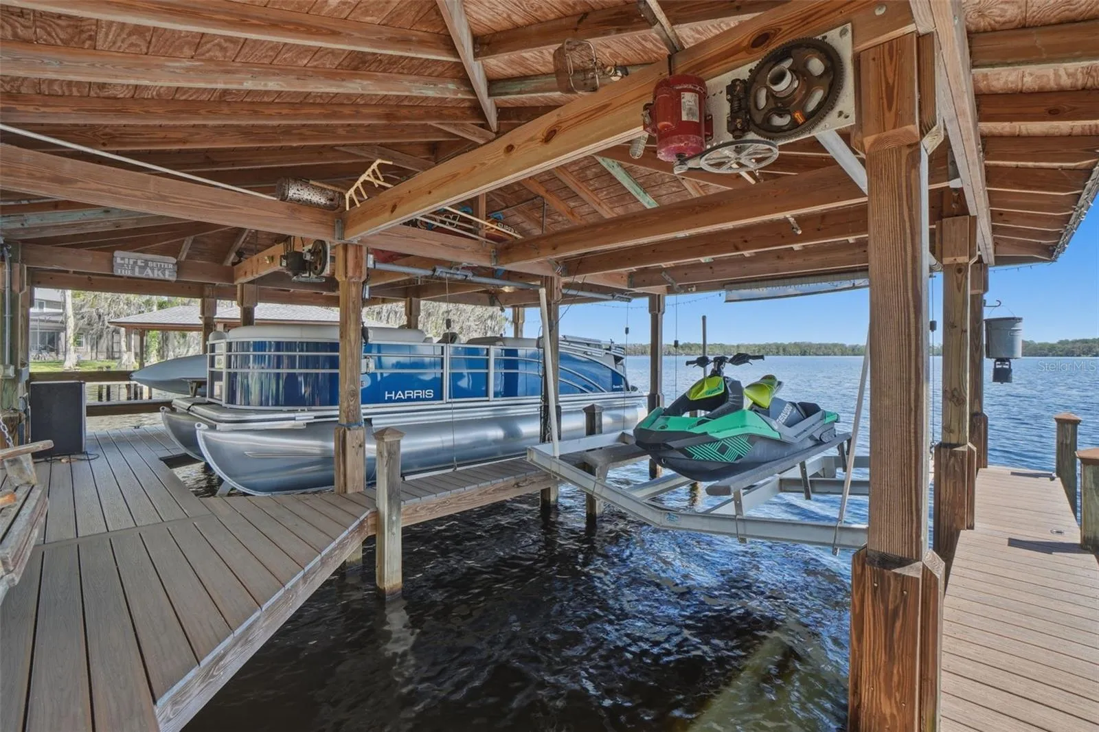 Views from boat dock