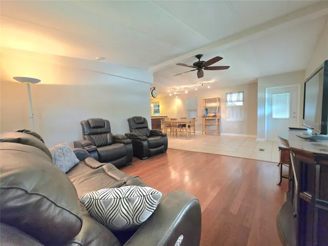 Living room looking towards dining area.