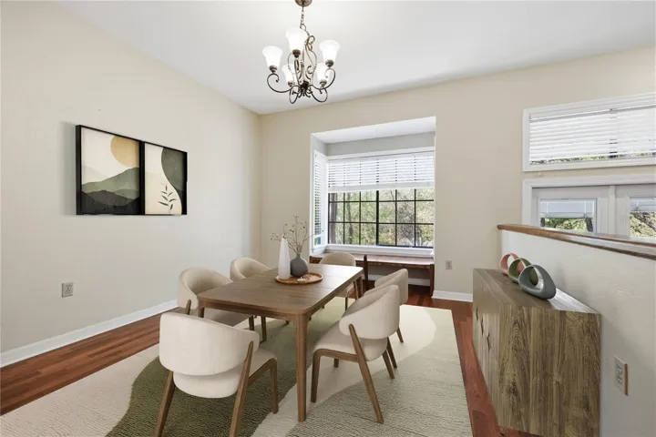 BREAKFAST AREA STAGED