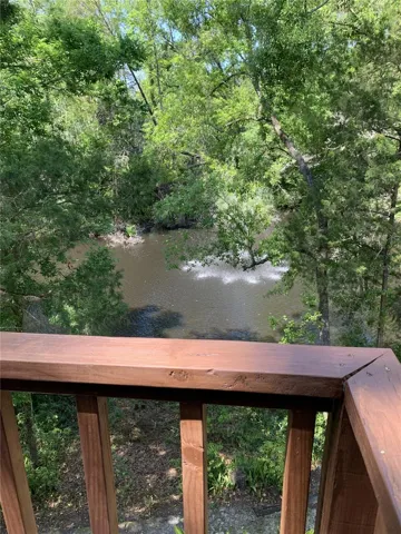 Backyard water view