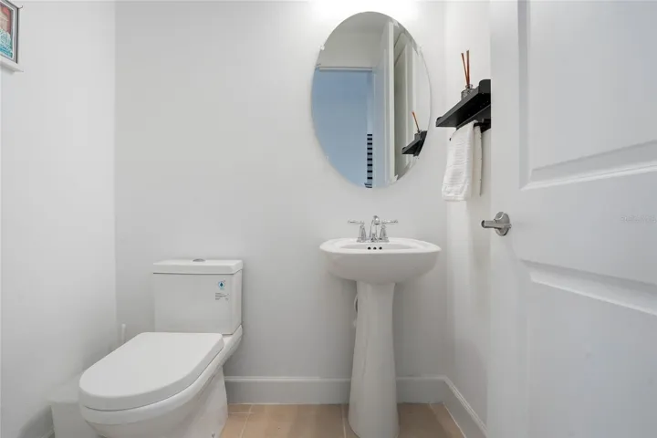 Half Bathroom on first floor