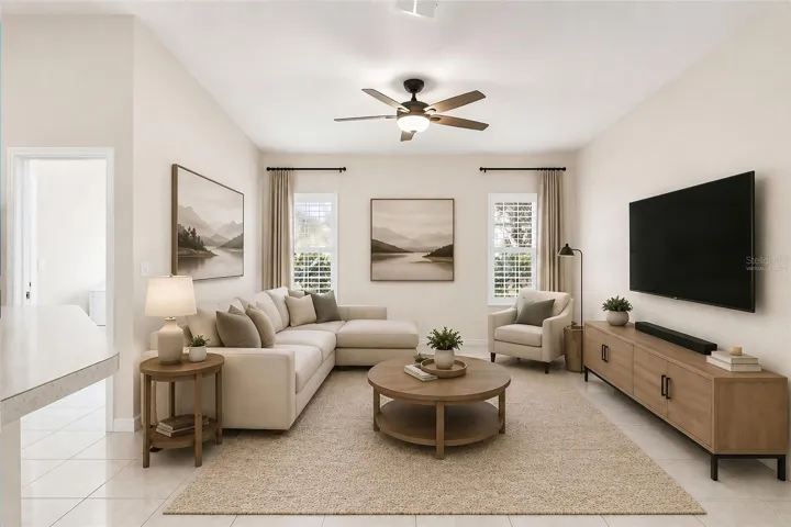 Virtually Staged - Family Room