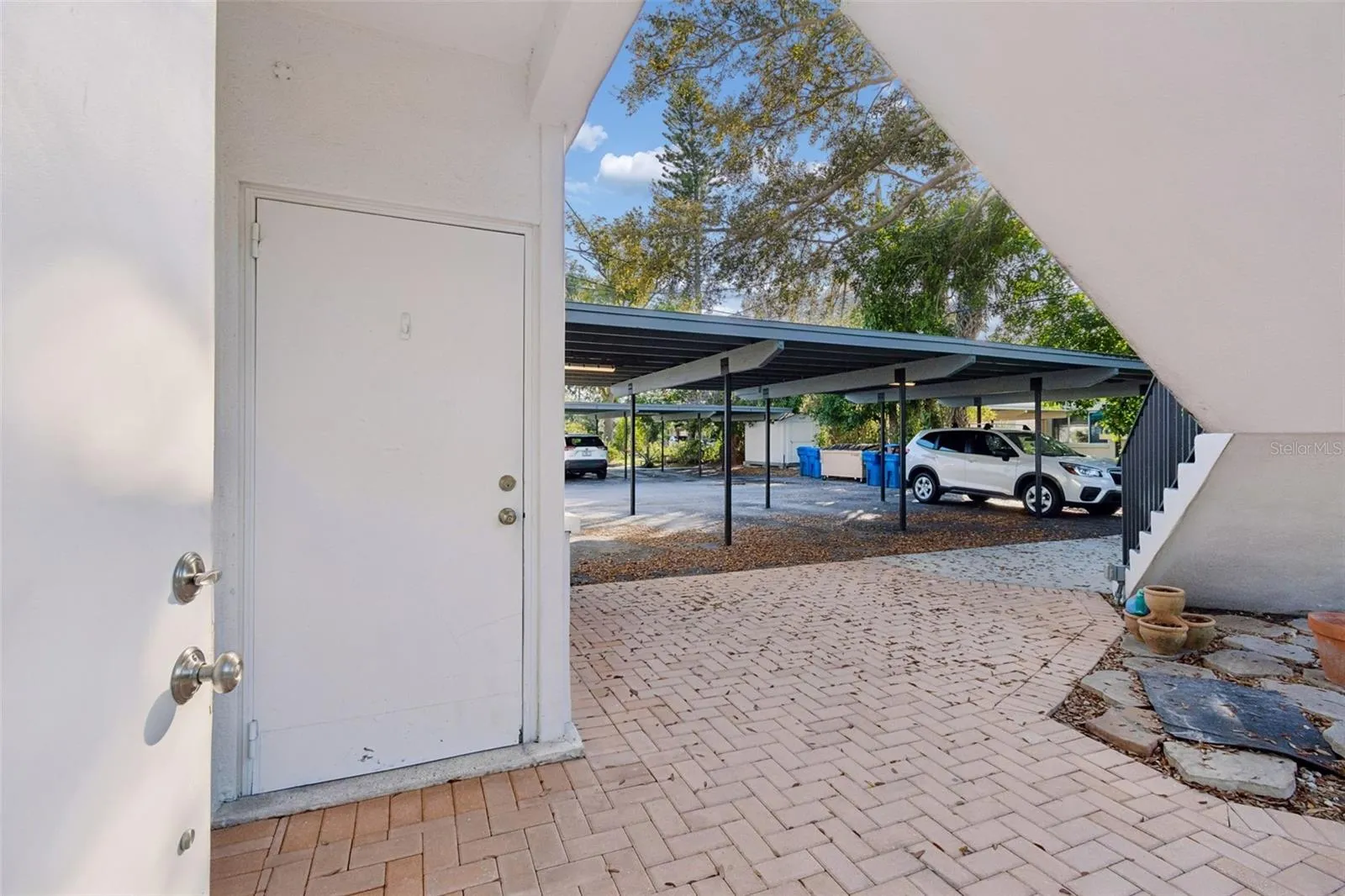 Back Patio to Covered Parking Area