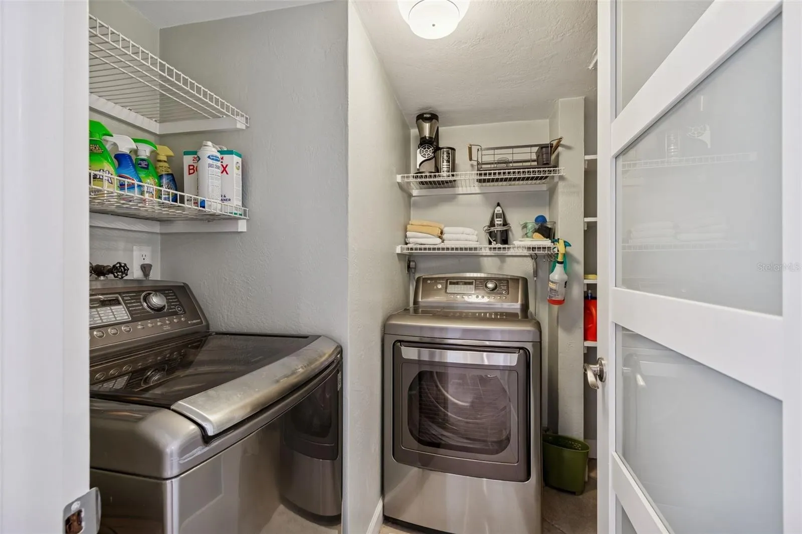 Laundry Closet &amp; Pantry off Kitchen