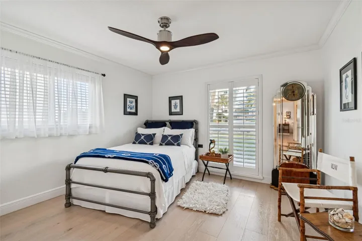 Bedroom 2 with Wood Flooring