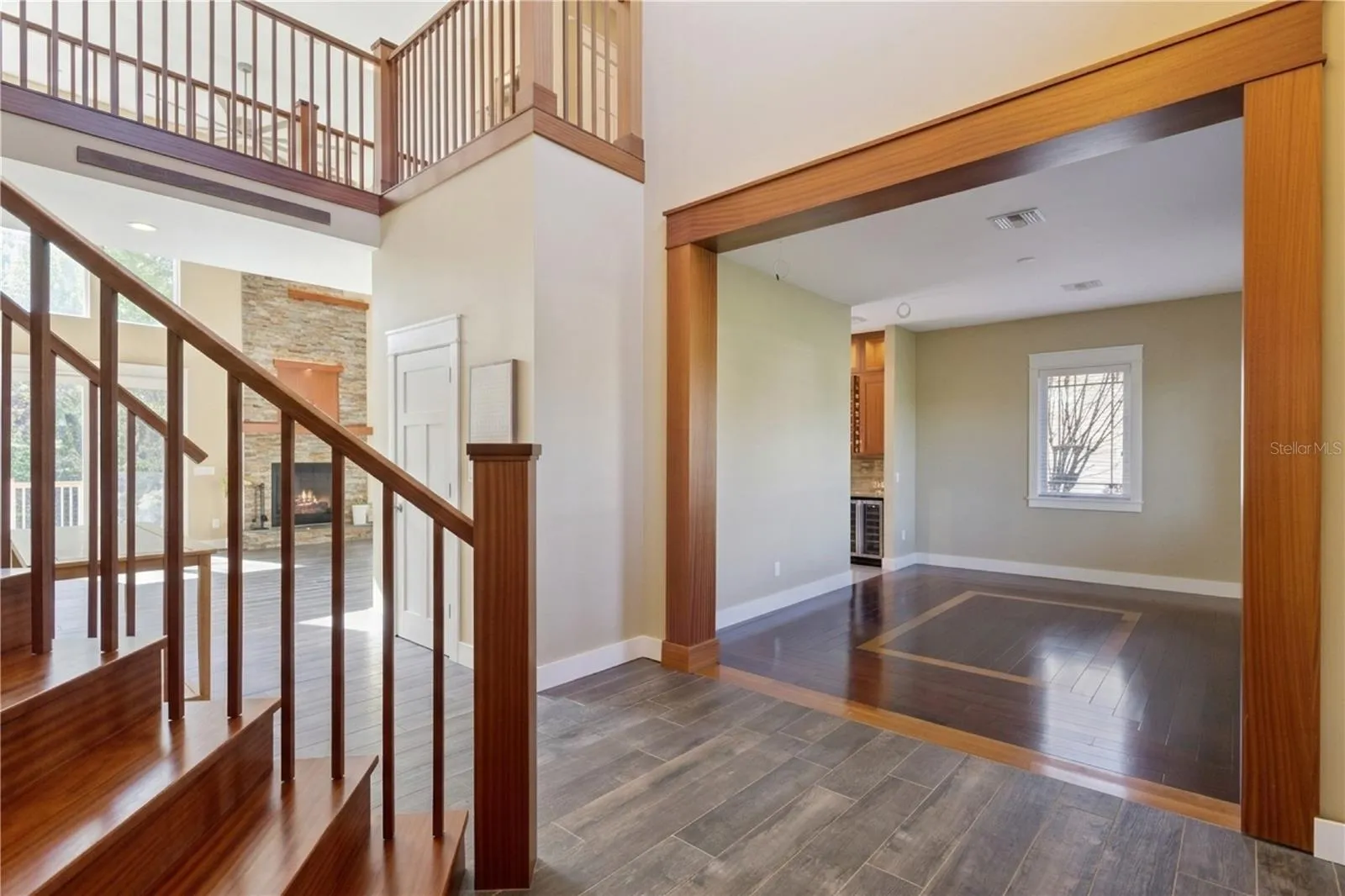 Formal dining room that leads to the butler