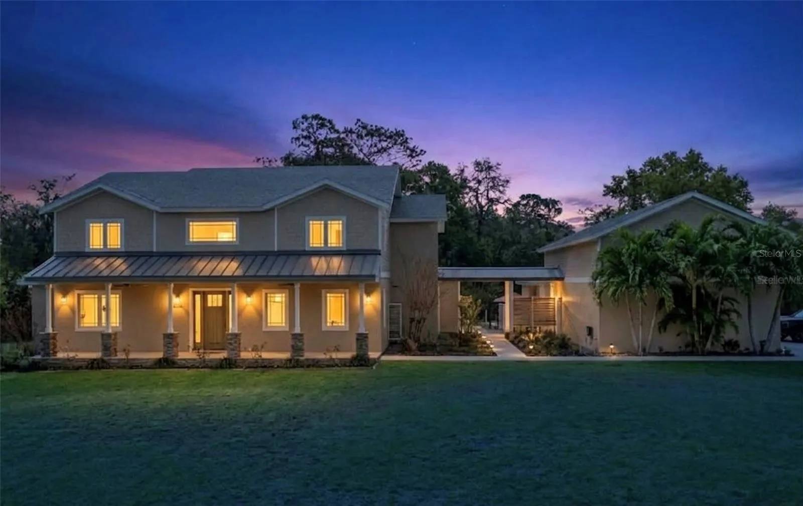 Front of Home Twilight