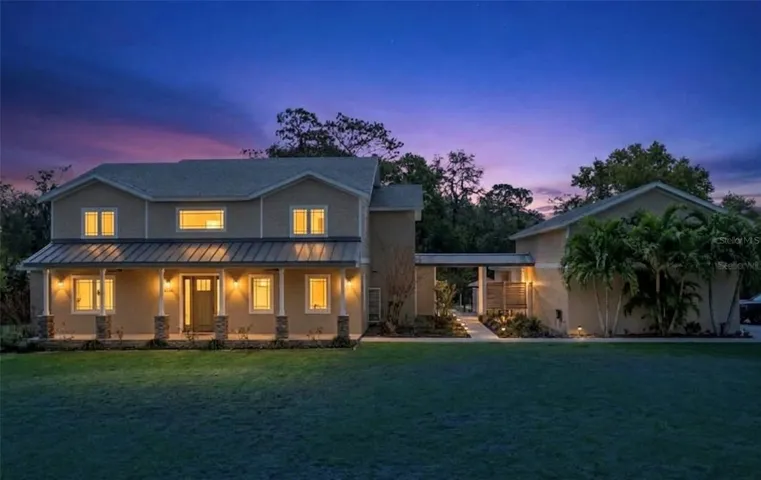 Front of Home Twilight