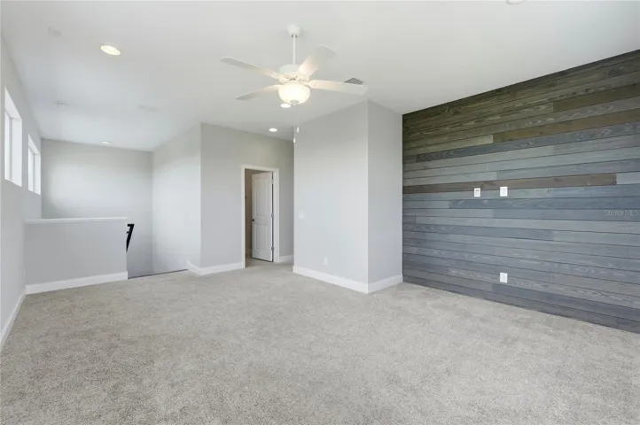 SECOND LEVEL LOFT WITH ACCENT WALL