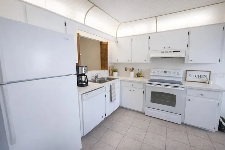 Virtually staged kitchen