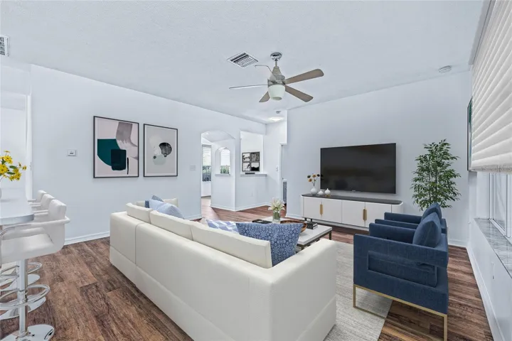 Living Room - Virtually Staged