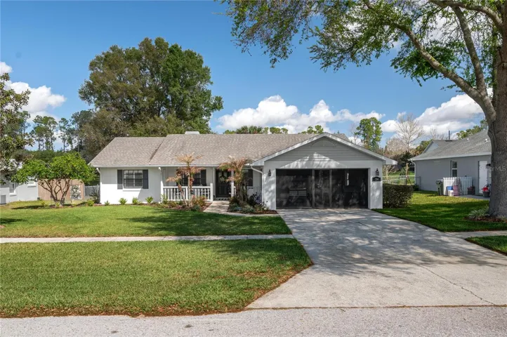Front Exterior with garage screen