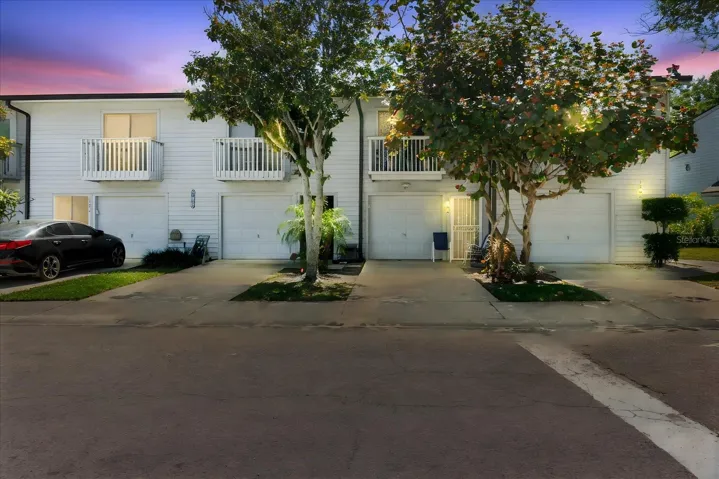 Front of the Home at Sunset