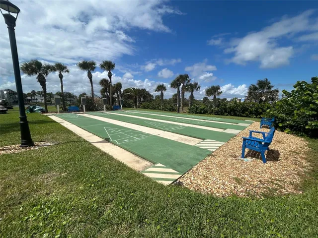 Shuffleboard & basket ball
