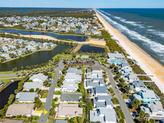 Aerial view of community
