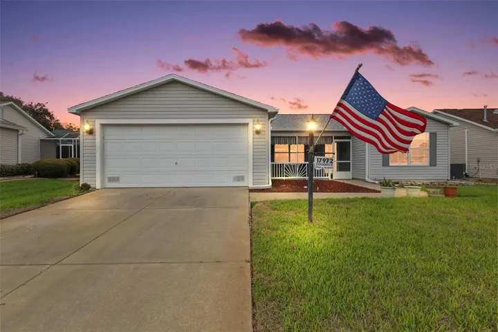 Twilight Front Elevation
