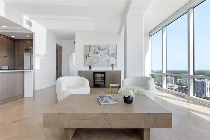 From the far end of the residence, the living space softens into a more intimate setting - with a well-composed interior that allows the space to breathe.