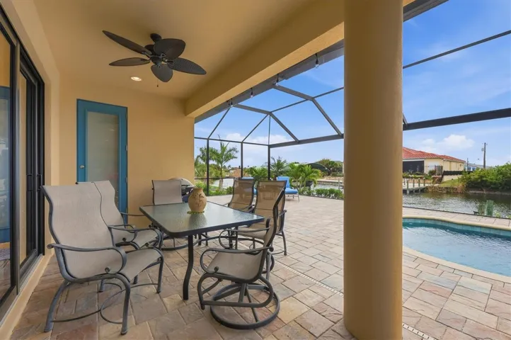 Get the towels and lets grill lunch on the lanai