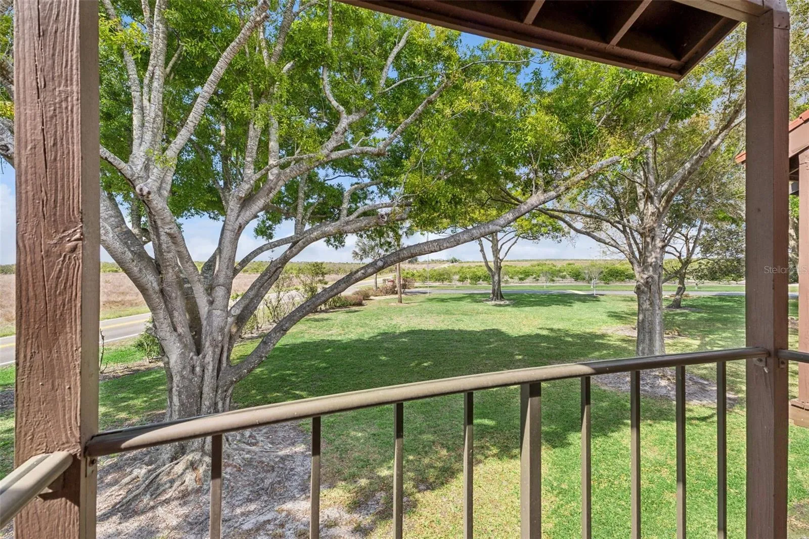 Covered porch view